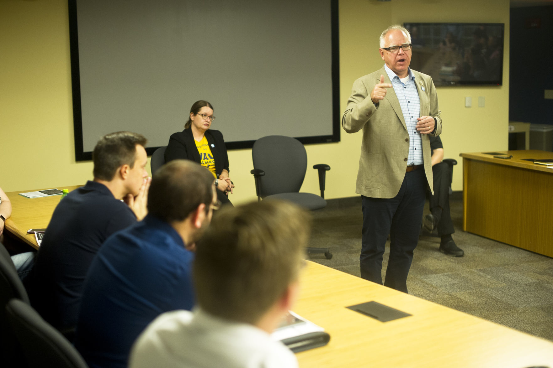 Tim Walz and Gene Pelowski 07